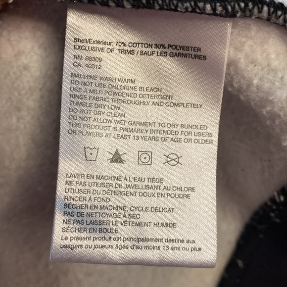 Vintage bonfire snowboard hoodie, black, neon rainbow lightning bolts pink blue - Picture 8 of 12